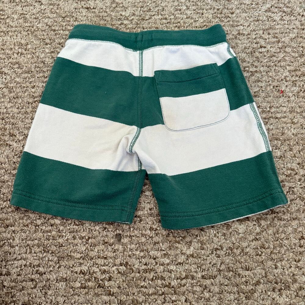 Green/White Preppy Terrycloth Crewcuts Boy’s Loungewear Casual Shorts Sz Small - Picture 2 of 6